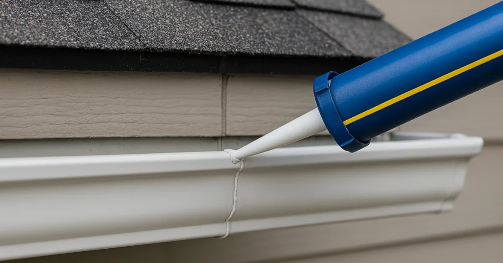 gutter caulking