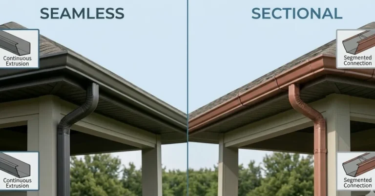 Seamless vs Sectional Gutters